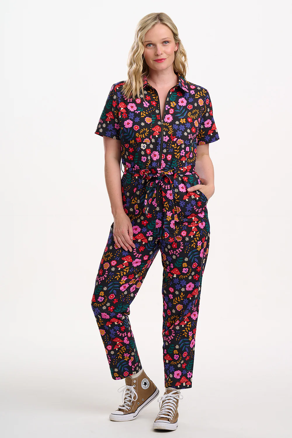 BILLY Boilersuit In Woodland Dreams Print - Image 2