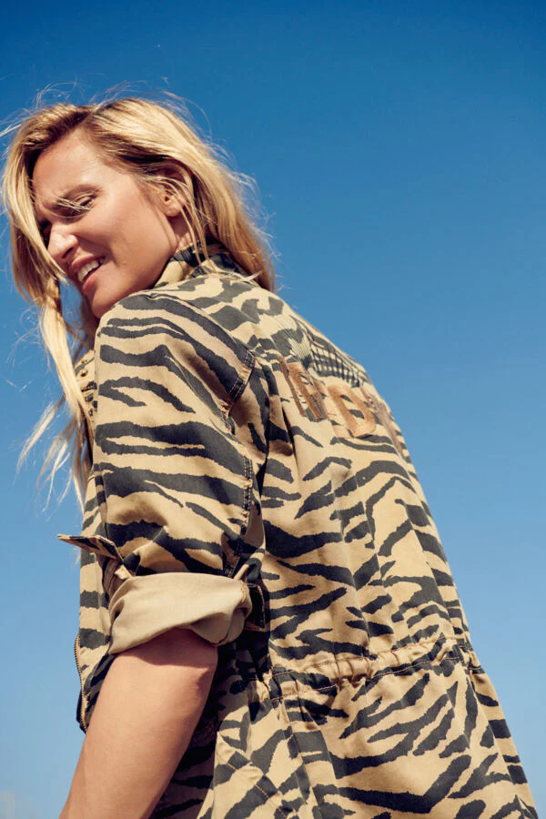NEVADA Freedom Tiger Stripe Denim Jacket - Image 7
