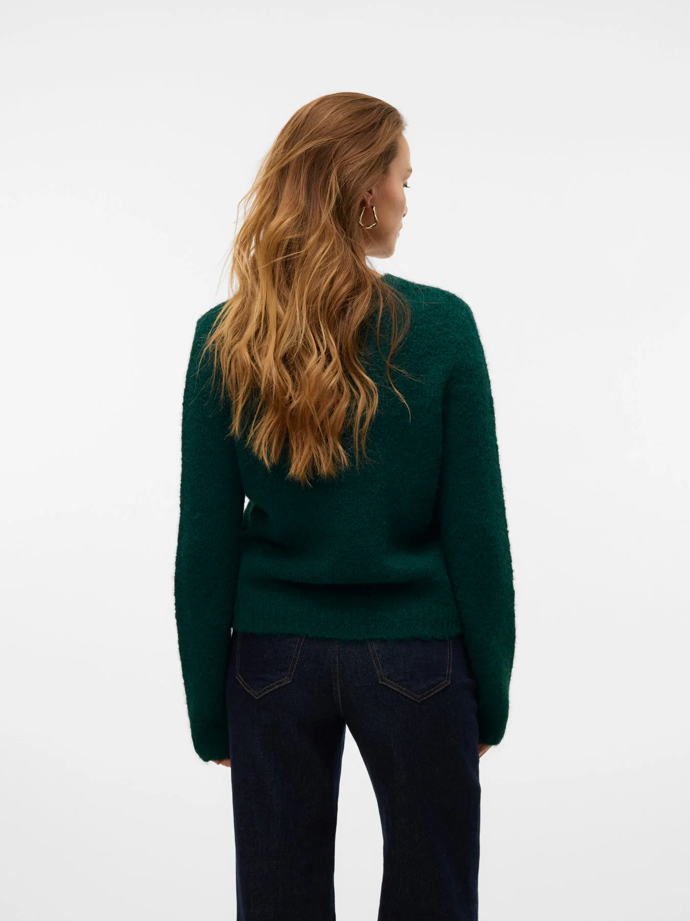 NOVAH Knit Pullover Jumper in Pine Grove Green - Image 3