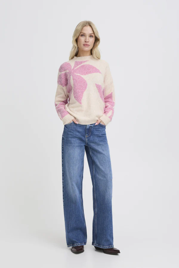 OMEA Phlox Pink Flower Jumper - Image 5