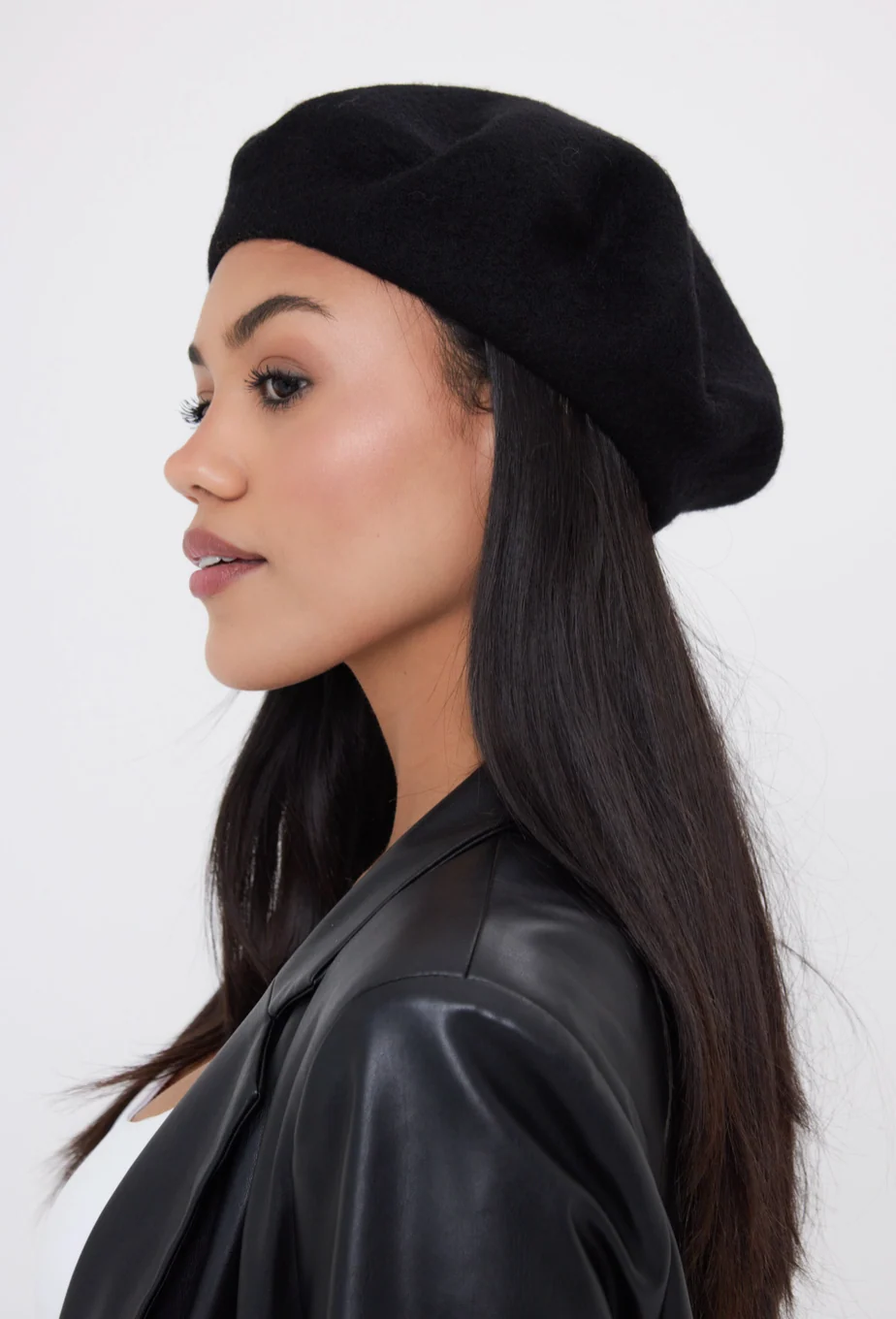 STELLA Wool Beret - 3 Colours Available - Image 3