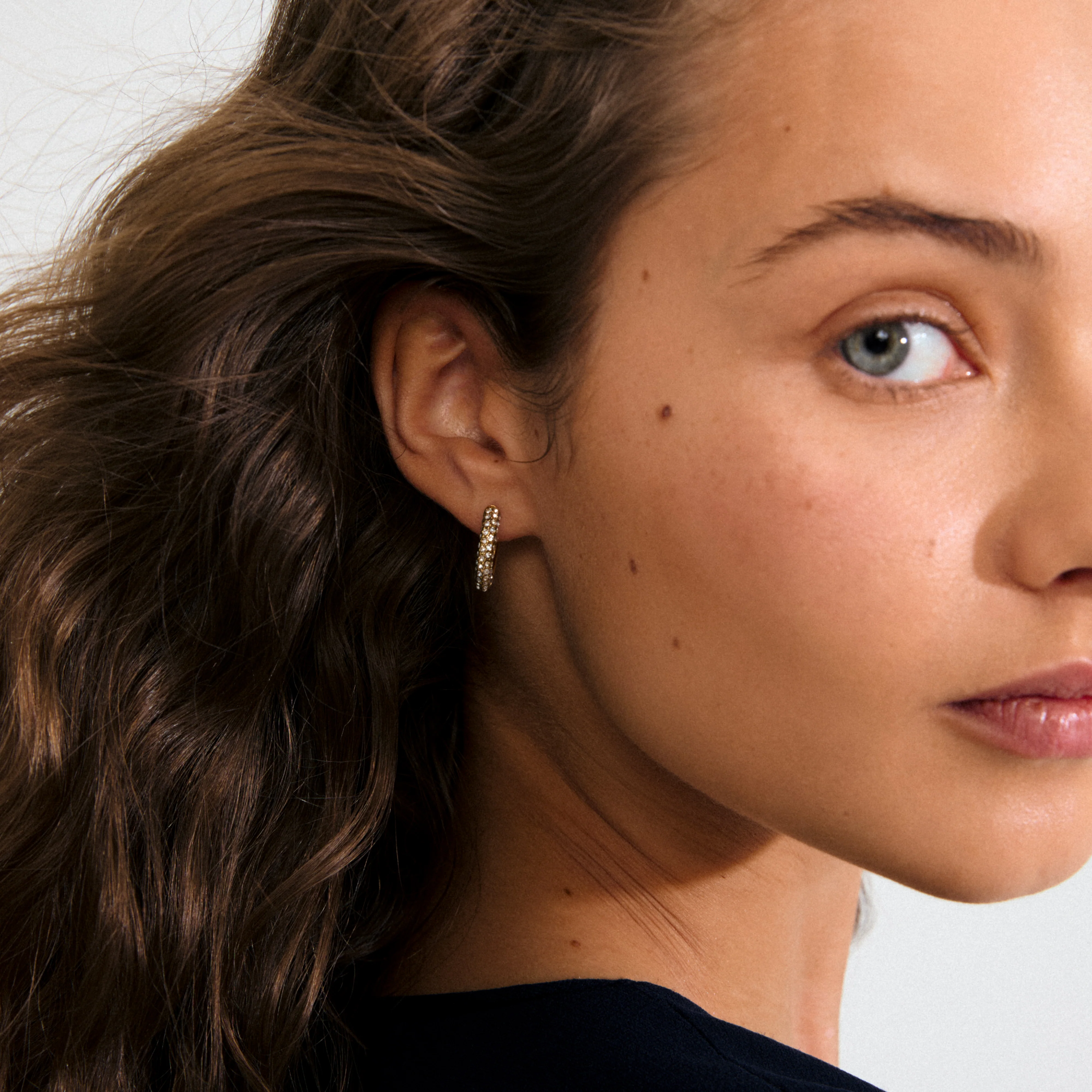 TATUM medium hoops gold-plated  - 2013 - Image 2
